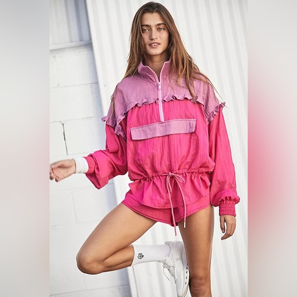 Free People Jackets & Blazers - Free People Movement Let’s Go Out Pullover